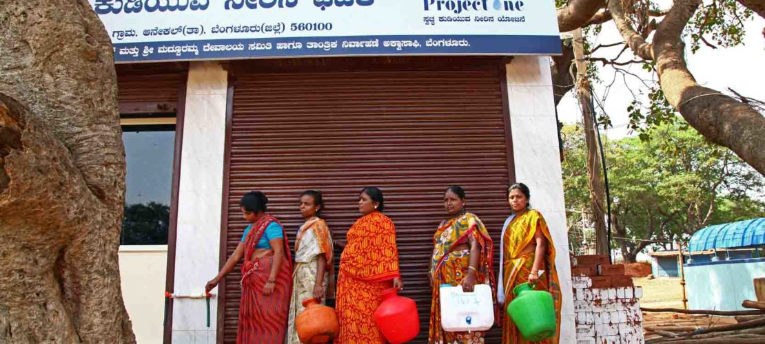 In an effort to provide safe and adequate drinking water for the rural masses, Biocon Foundation has launched Project One where it has installed, is operating and maintaining Reverse Osmosis (RO) water purification units in Karnataka, India to make potable water accessible to rural masses