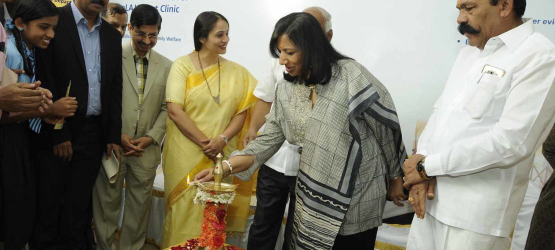 The launch of eLAJ clinic in Mallathahalli, Bengaluru, India