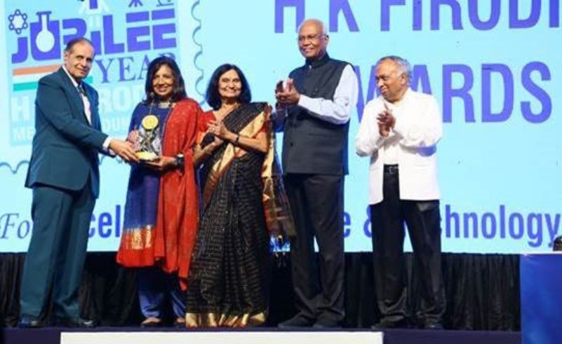 Kiran Mazumdar-Shaw Conferred with Prestigious 'H K FIRODIA JEEVAN GAURAV (LIFETIME) AWARD