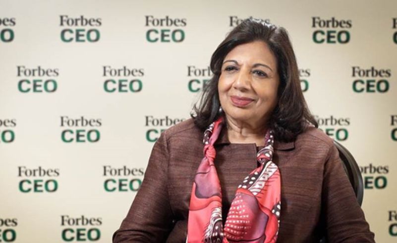 Kiran Mazumdar-Shaw Ranks Among Forbes’ Most Powerful Women